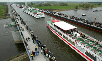 Amazing Water Bridge in Germany