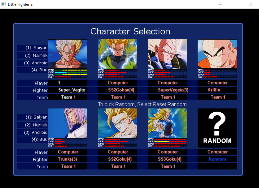 Dragon Ball Z Little Fighter 2 v0.2.8