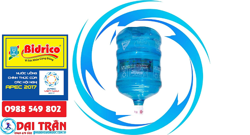 Bình nước uống tinh khiết Bidrico 20l úp- BIDRICO 20L- 0969679002