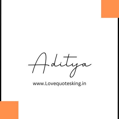 aditya name stylish signature