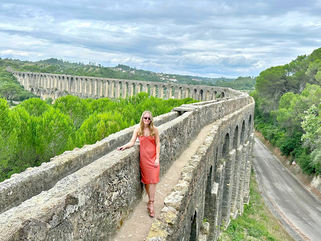 The Aqueduto dos Pegoes , Tomar Portugal, Center of Portugal