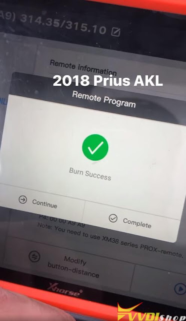 Program 2018 Prius All Keys Lost with VVDI Key Tool Plus 8