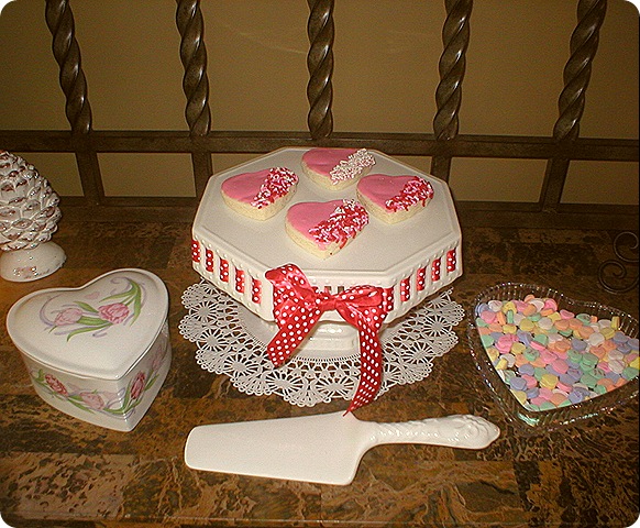 Valentines Day decorations cookies