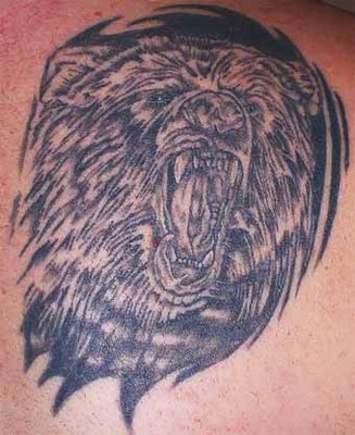 Polar bear tattoosAngry bear tattooNative bear tattooTribal bear tattoo