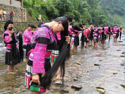 Unik, Desa Rambut Panjang di Cina