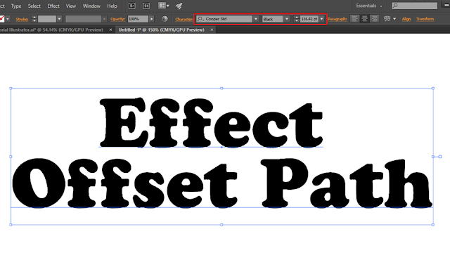 AdobeMasters.blogspot.com -  Cara Menggunakan Effect Offset Path Adobe Illustrator 