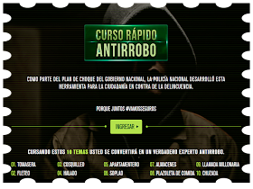 Curso rápido antirrobo en modalidad virtual