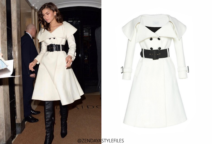 Zendaya Wearing Giuseppe Squared In London!