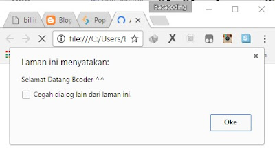 Cara Membuat Alert di Web Dengan JavaScript