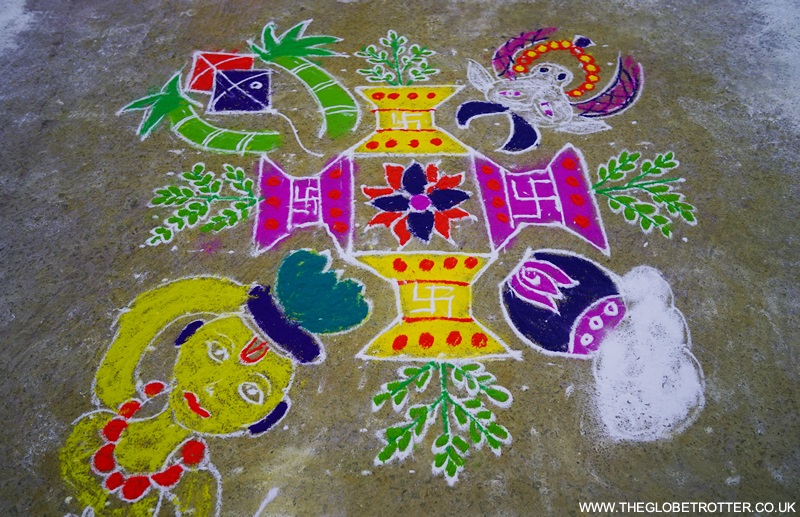 Kolam for Pongal