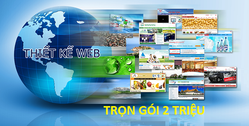 Thiết kế web trọn gói giá rẻ chỉ với 2 triệu đồng