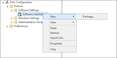 Group Policy Software Installation