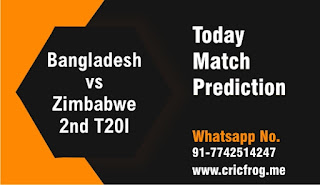 Who will win Today International 2nd match Zim vs Ban T20 2020?