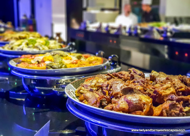 main dishes at Pullman Dubai Creek city centre iftar