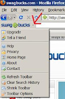 If there is nothing there, click on the red box next to it, and you should find your message inside. If not, try refreshing the toolbar.