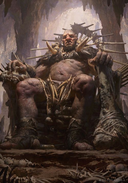 Anton Nazarenko artstation arte ilustrações fantasia games gwent the witcher monstros criaturas