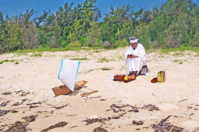 Abushibare,beach,boat,culture, Okinawa, rituals