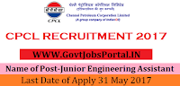 Petroleum Corporation Limited Recruitment 2017 – 56 Junior Engineering Assistant, Junior Quality Control Analyst