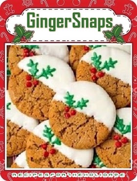 Gingerbread Molasses Cookies - GingerSnaps