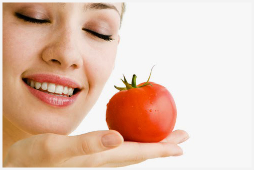 Tomato for oily skin