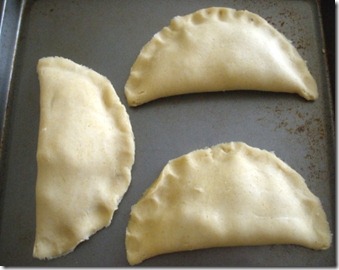 pizza pockets on tray