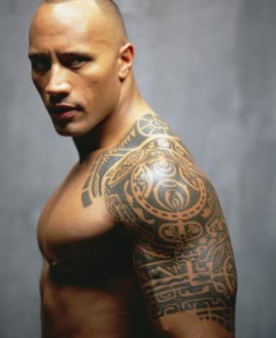 Dwayne Johnson Polynesian Tattoo Designs Images Tattoos on Tattoo Peacock