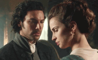 Ross Poldark looking angry as Elizabeth tells him she does not love him
