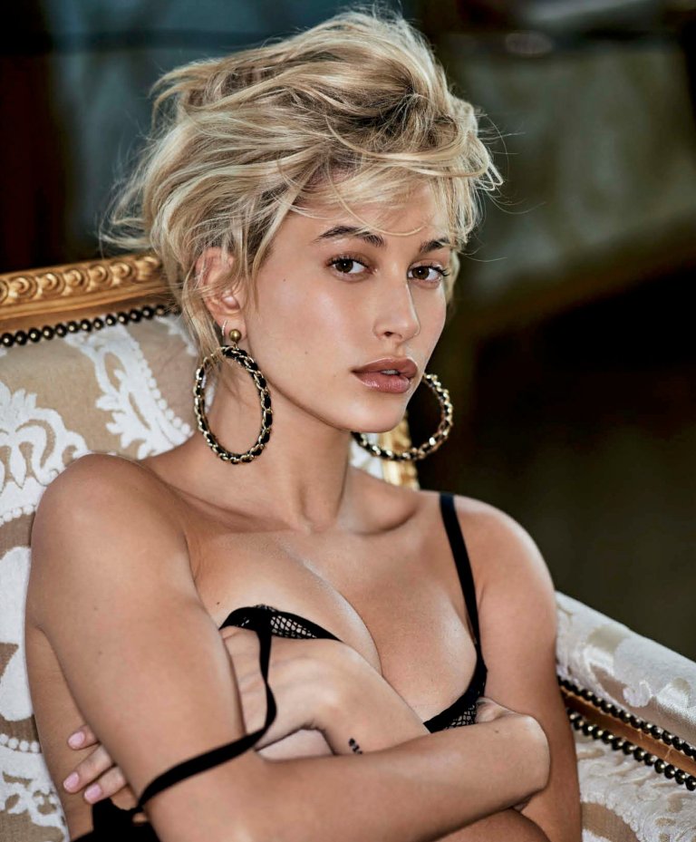 Hailey Baldwin lingerie photos Maxim Magazine June July 2017 cover issue