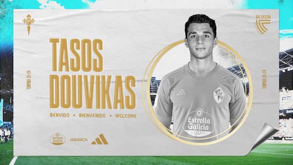 Oficial: Celta, firma Douvikas