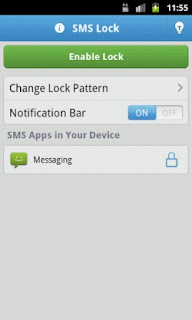 SMS Lock android