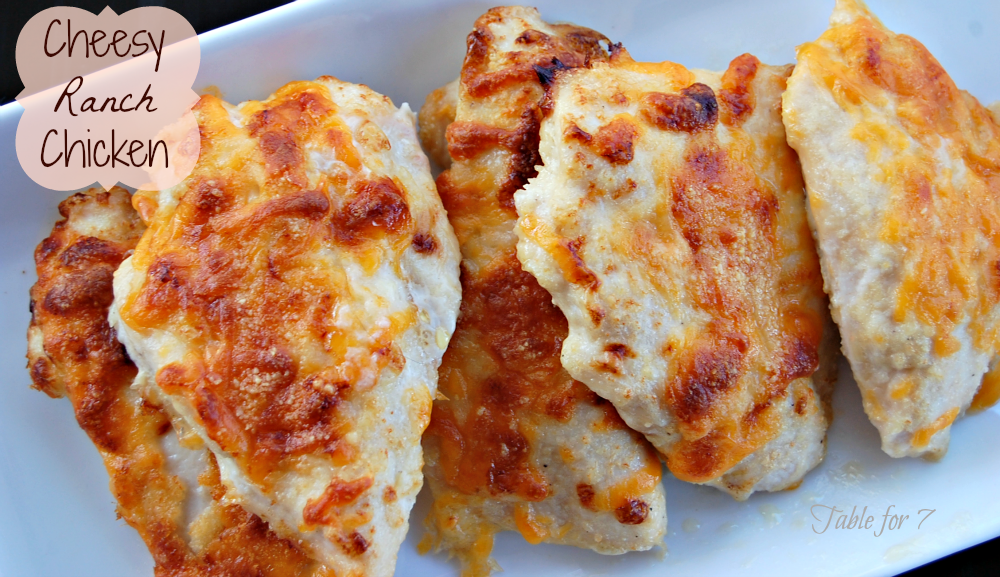 ranch baked recipe chicken Delicious Simple Chicken for Table Cheesy Ranch from and