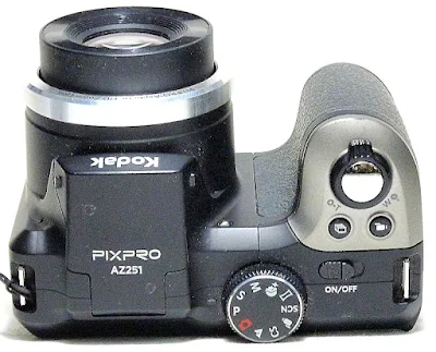 Kodak PixPro AZ251, Top