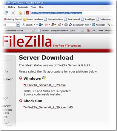 filezilla