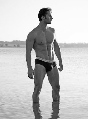 Anton Antipov, hunks in Calvin Klein, muscle jock of the day, tighty whities