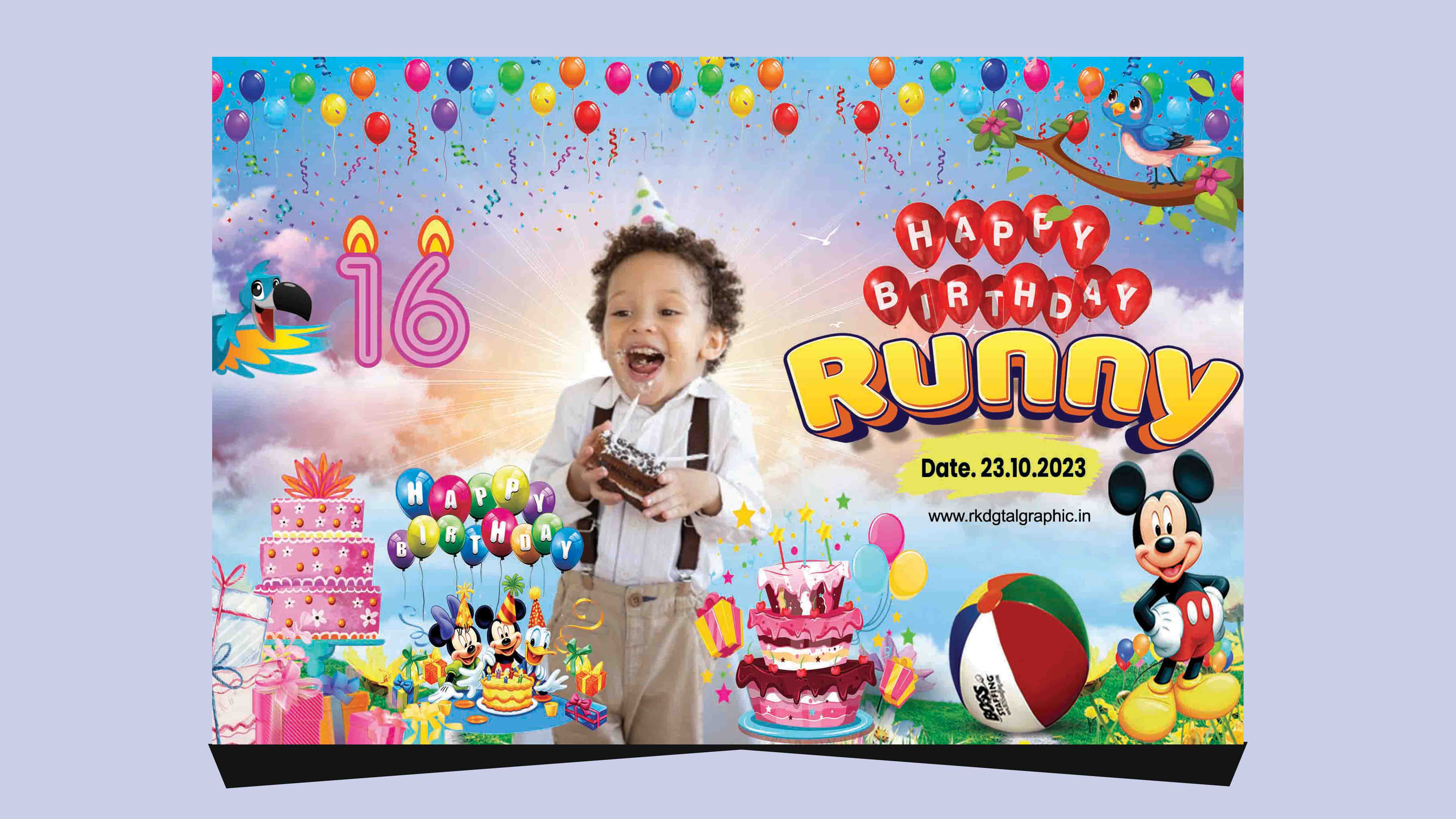 Birthday Flex Banner Design