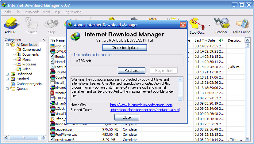Internet Download Manager (IDM) 6.07 Build 2 Full Version ...