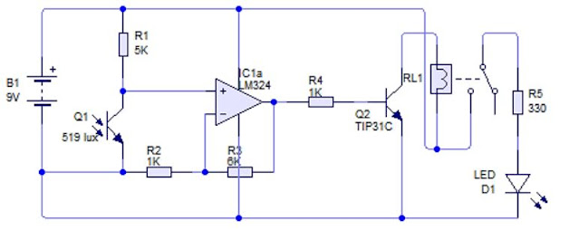 Implementasi Sensor Phototransistor dengan kendali Digital