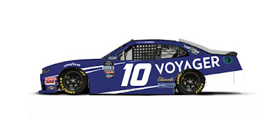 Landon Cassill will drive the No. 10 Voyager: Crypto for All Chevrolet.