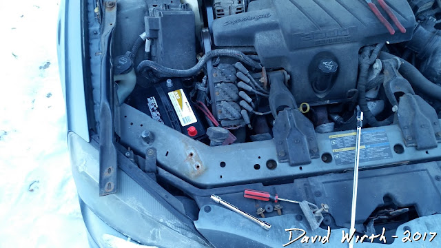 cannot remove battery from car, frame rail, grand prix