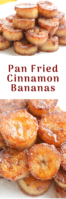 Pan Fried Cinnamon Bananas