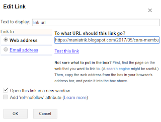 Cara Membuat Link Html Dalam Halaman Blog