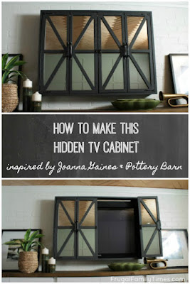  Hidden Wall TV cabinet DIY