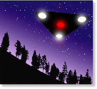 Triangle UFO over the Bermunda Triangle