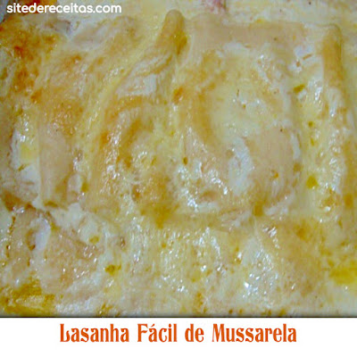 Lasanha fácil de mussarela