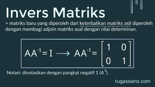 Invers Matriks