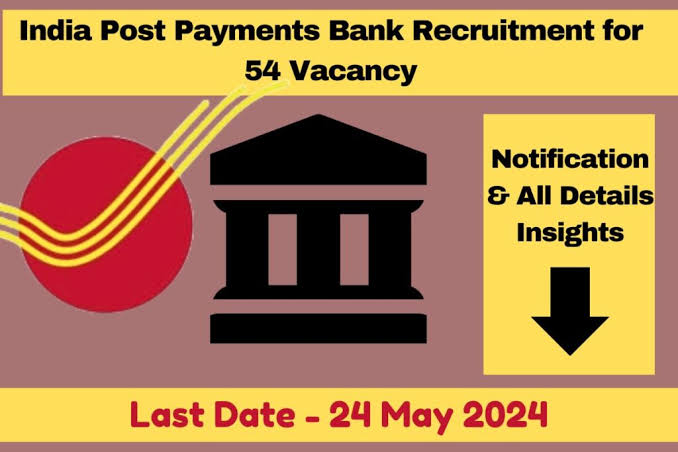 India Post Payment Bank Recruitment 2024 Apply Online for 54 Post IT Executive Job