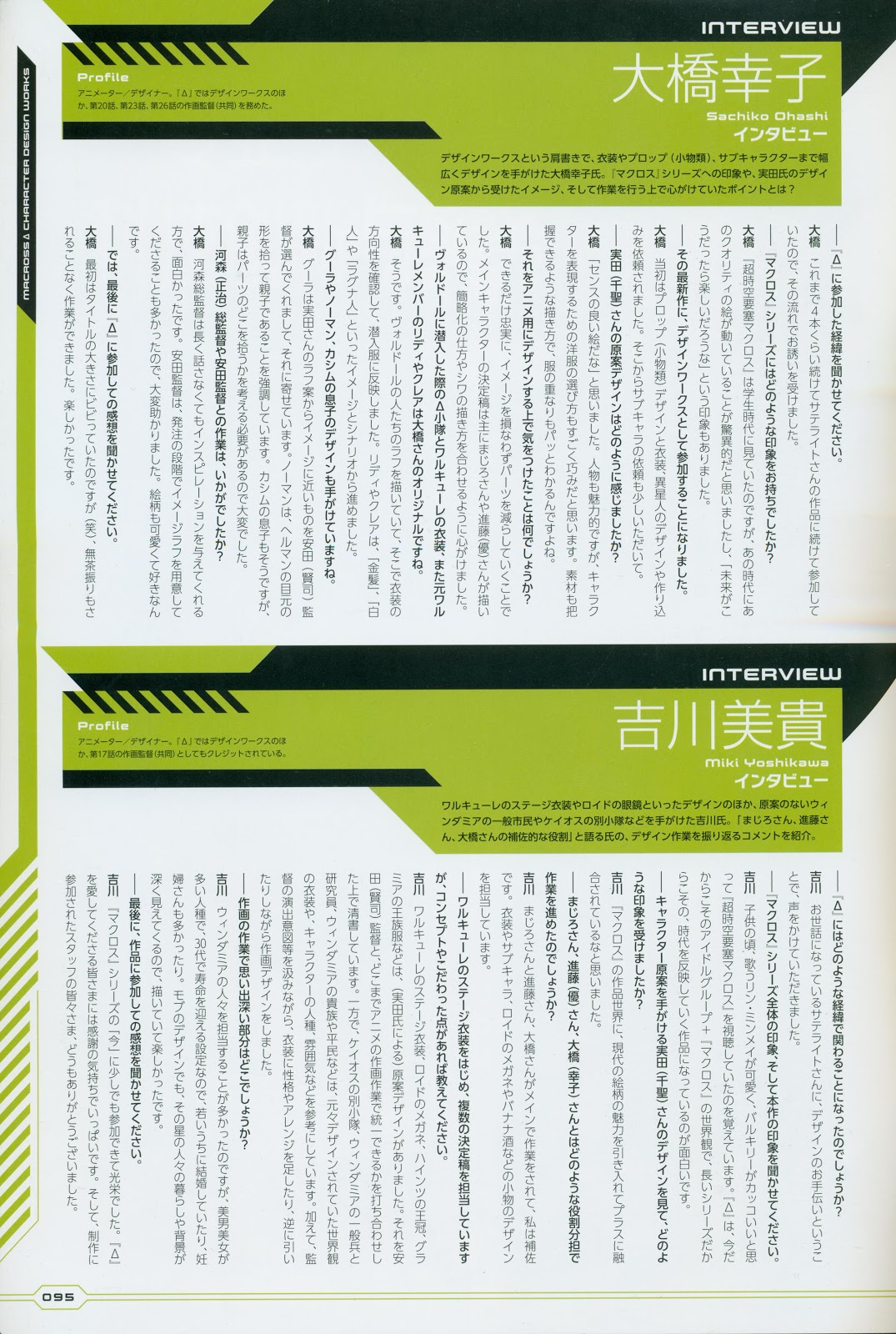 Macross Delta -  Character Design Works