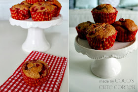 Raspberry Coconut Muffins