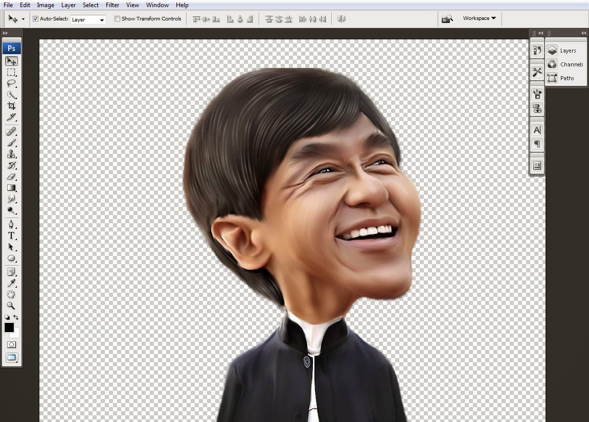  Cara membuat Karikatur dengan Photoshop