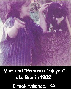 Mum and Princess Tukiyak 1982